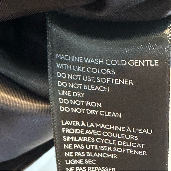 Anthropologie Maeve Cropped Colorblock Bike Jacket Black White Vegan Leather - Picture 10 of 11